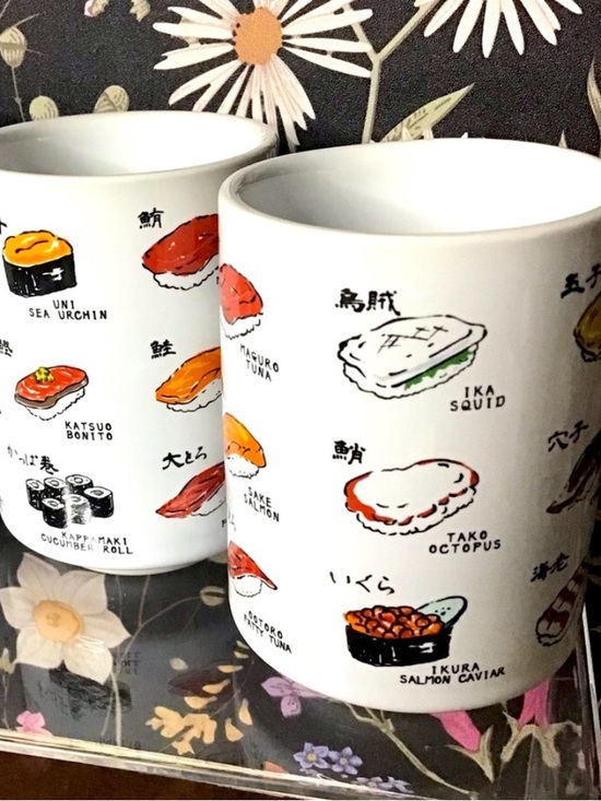 Sushi Other - Two tea or espresso cups sushi bundle lot